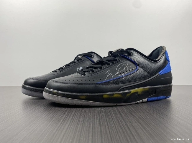 Onekick Off-White 2 DJ4375-004 Blue Jordan Low Black SP Retro 0529